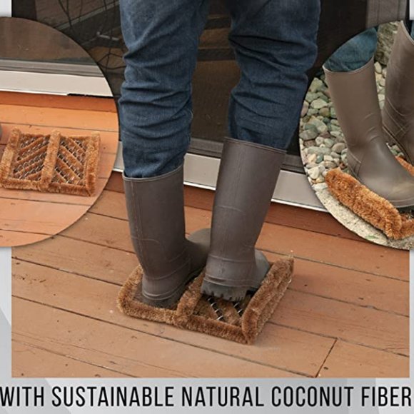 Herringbone natural boot scraper - Picture 2 of 2